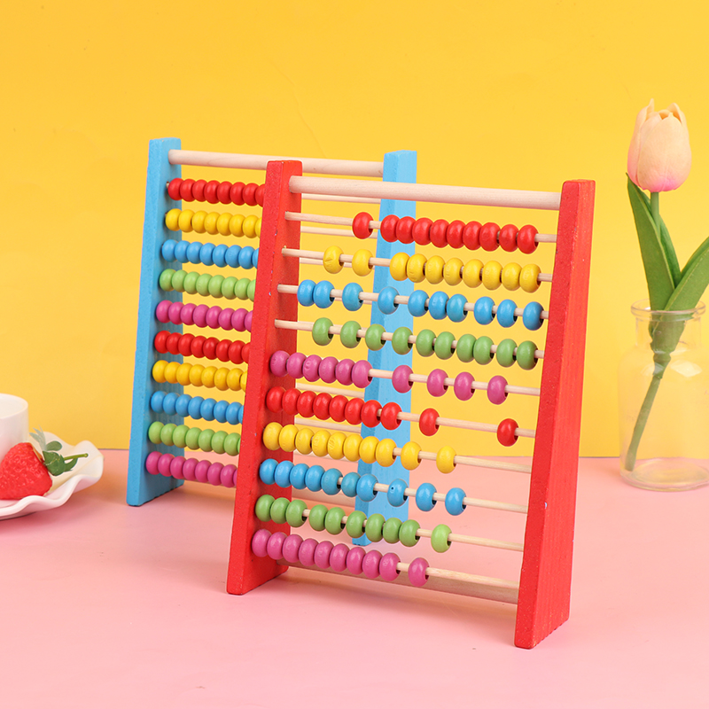 Abacus Counting Bead - Nieuw houten abacus kinder reken speelgoed
