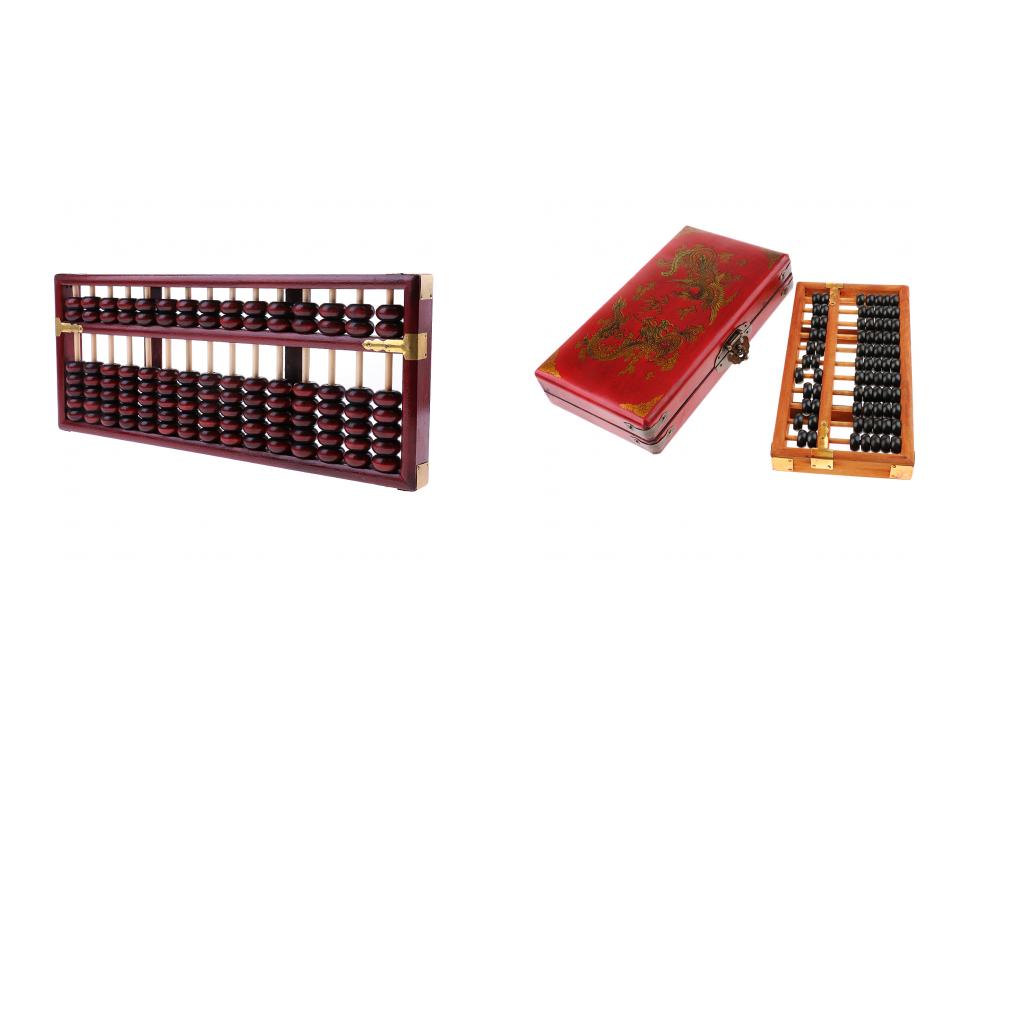 Abacus Counting Bead - Verzamelbaar houten kralenabacus, handgemaakt rekenhulpmiddel, antieke