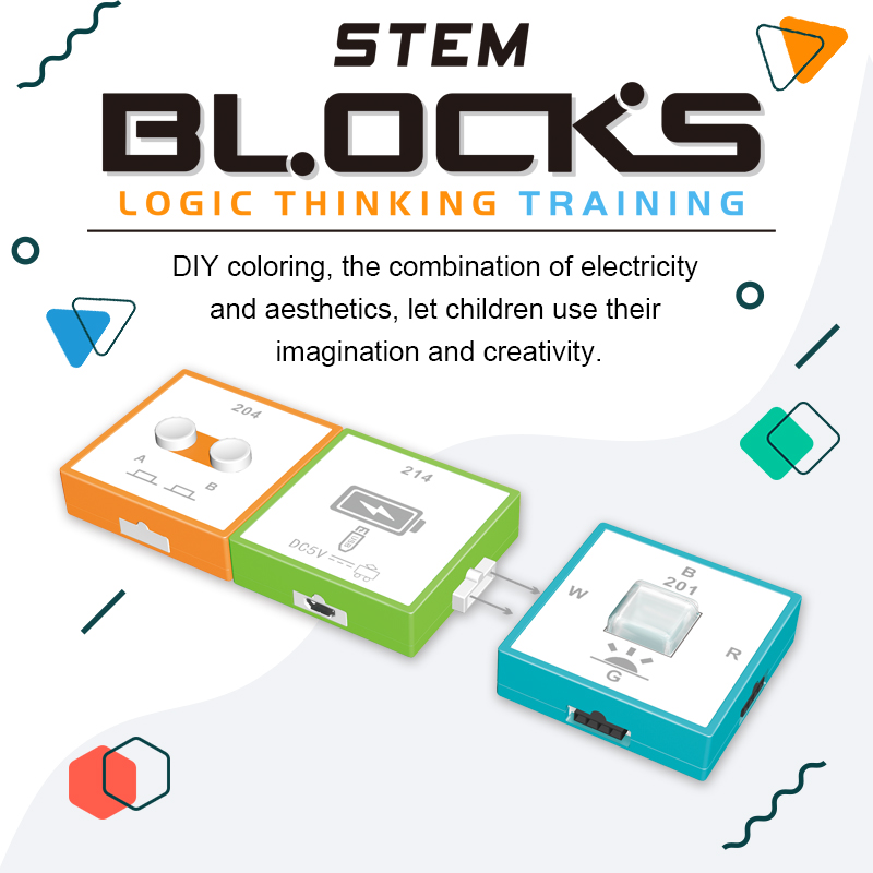 Kids Education Usa - STEM Educatief speelgoed Elektronische bouwstenen Natuurkunde