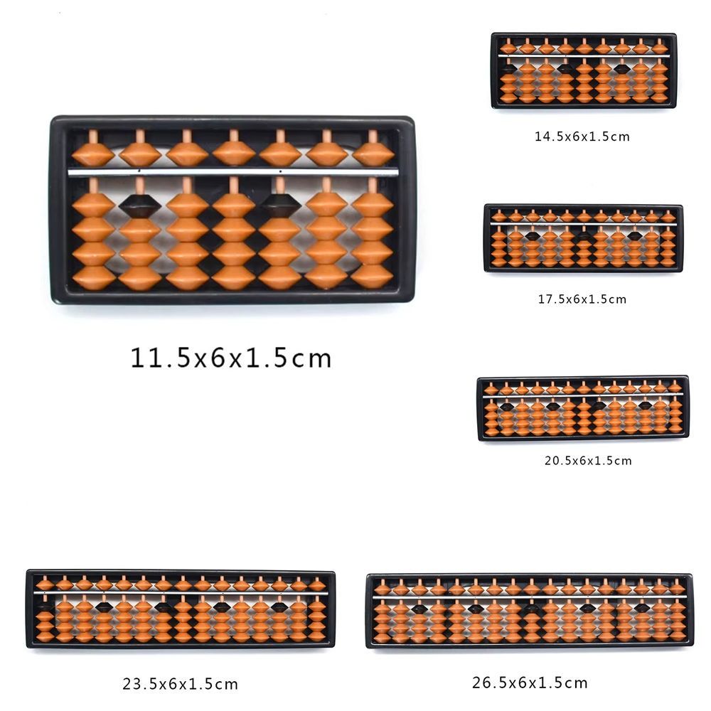Abacus Counting Bead - Nieuwe Plastic Standaard Abacus 7/9/11/13/15/17 Digit
