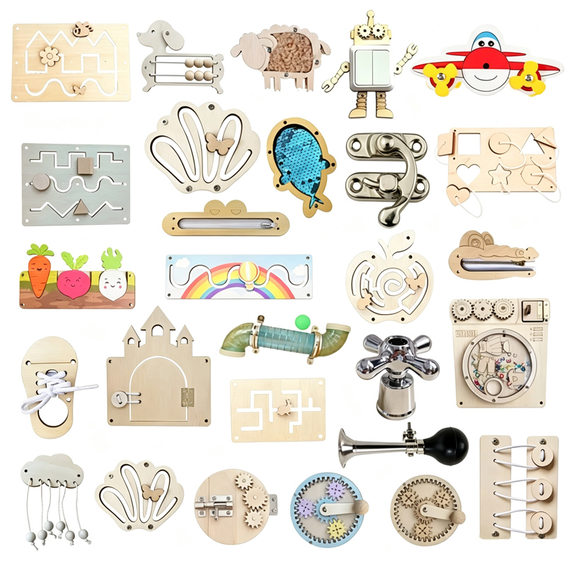 Kids Nature Education - Kinderen Drukke Board Diy Accessoires Baby