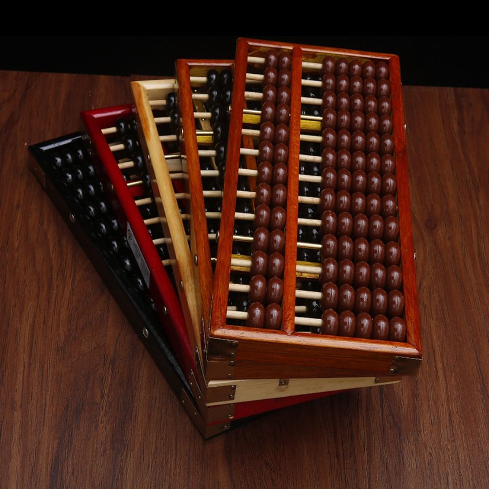 Abacus Counting Bead - Rekenrek Teltelling Telabacus 13-cijferig Hout Traditionele
