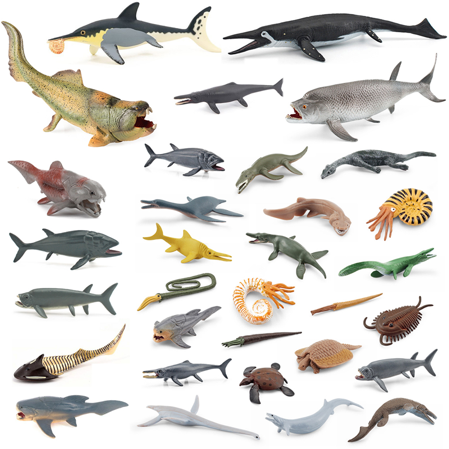 Kids Educational Gadget - Realistisch Dunkleosteus Ophthalmosaurus Xiphactinus Cephalaspis Prehistorisch