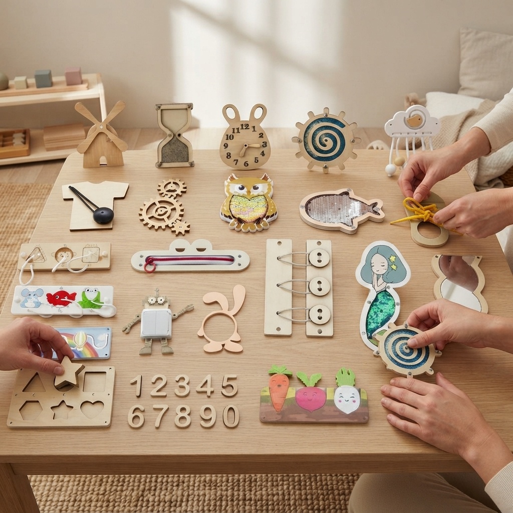 Heet Busy Board Montessori Hou - Kids Education Usa recensie en prijs