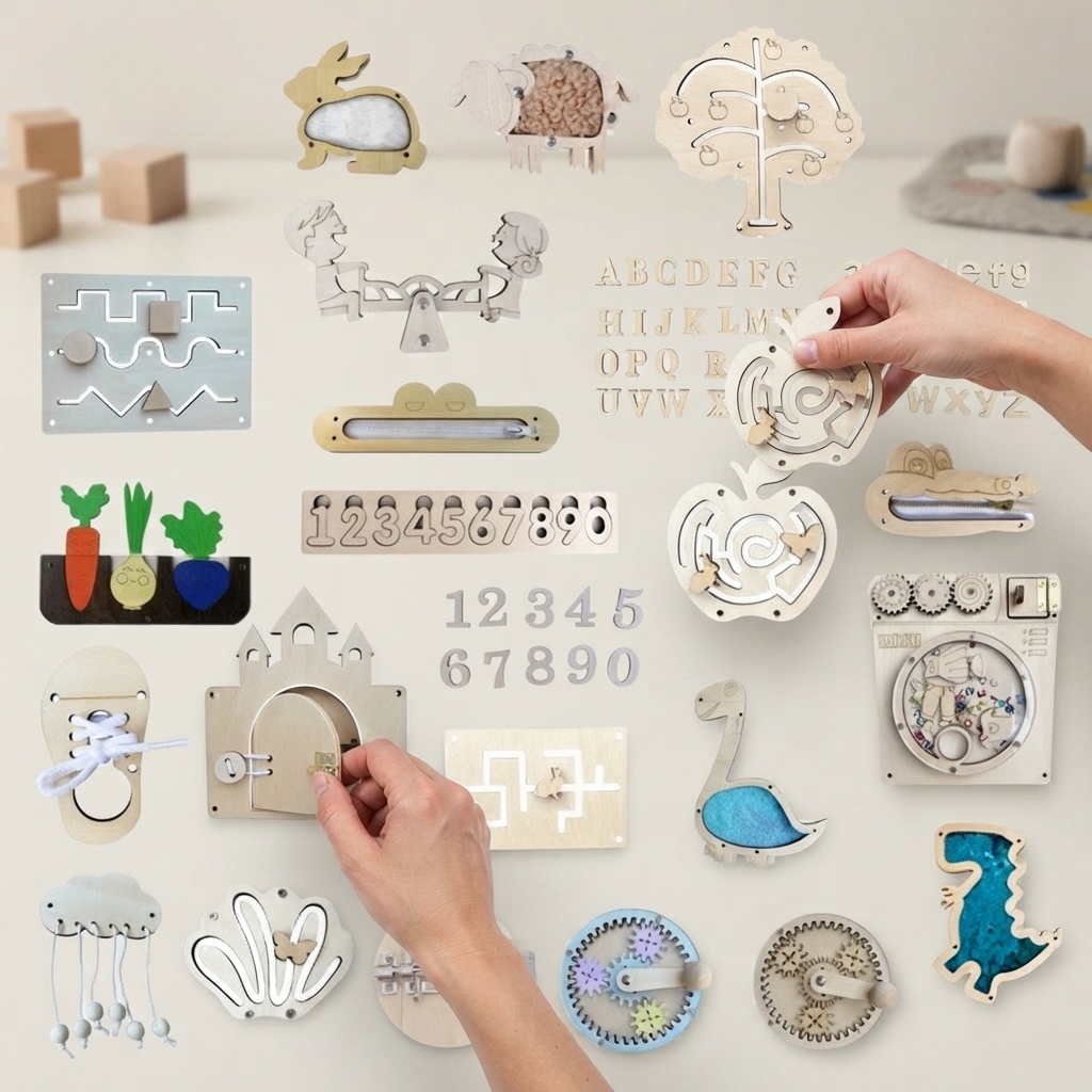 Heet Busy Board Montessori Hou - Kids Education Usa recensie en prijs