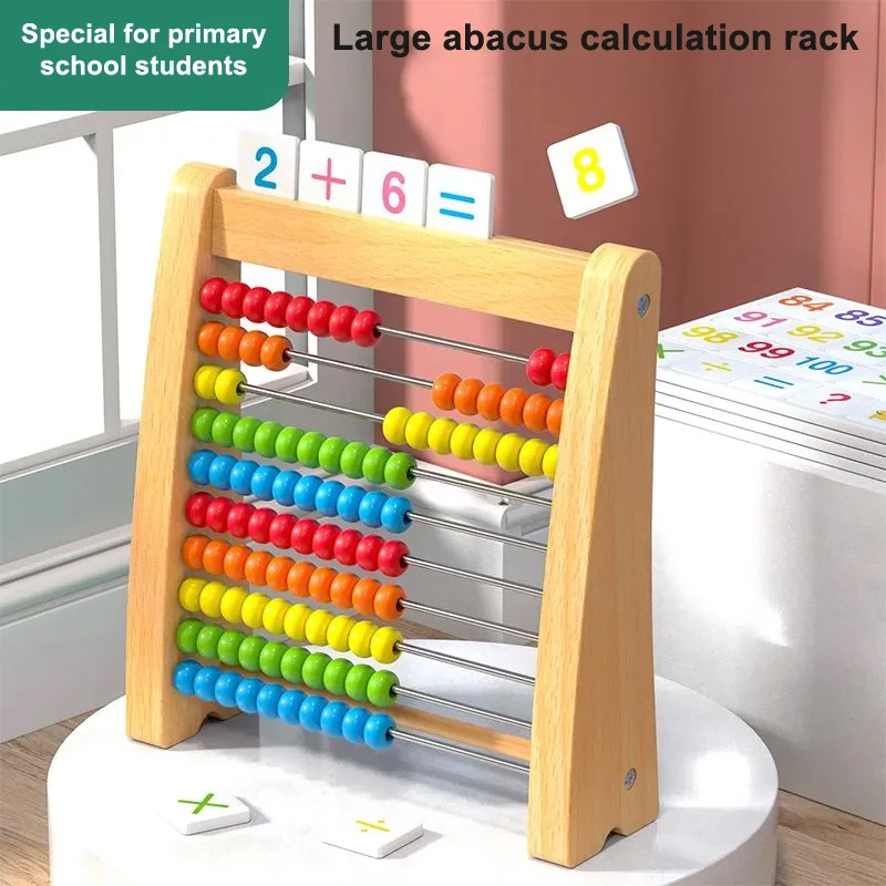 Houten tellen speelgoed telraa - Abacus Counting Bead recensie en prijs