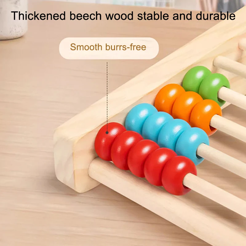 Houten tellen speelgoed telraa - Abacus Counting Bead recensie en prijs