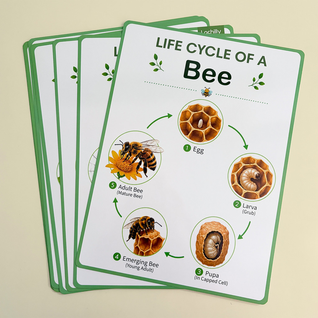 8-delige educatieve posters ov - Kids Nature Education recensie en prijs