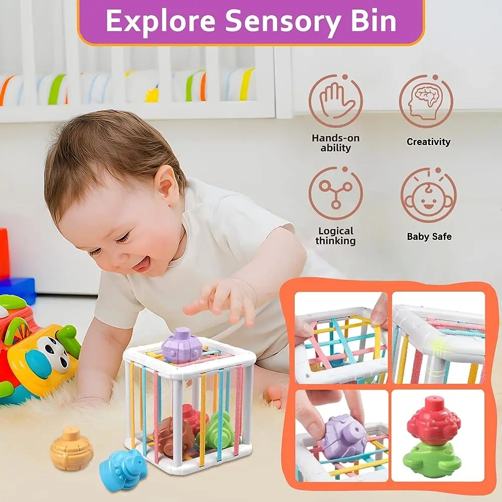 Regenboog Kleurrijke Montessor - Kids Educational Gadget recensie en prijs