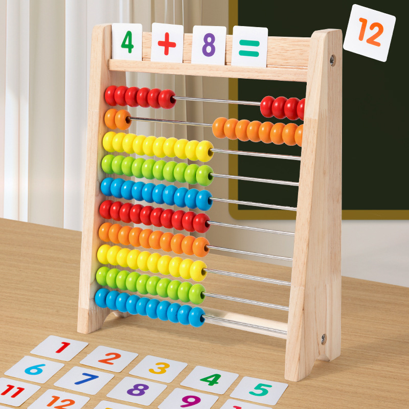 Houten telkralen Montessori re - Abacus Counting Bead recensie en prijs