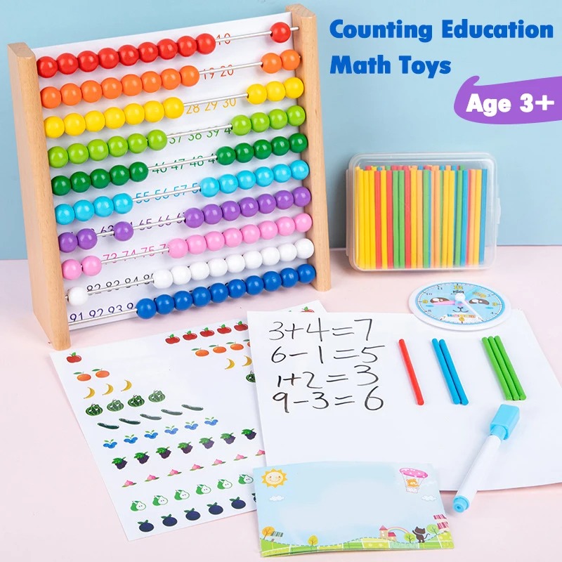Houten telraam Educatief wisku - Abacus Counting Bead recensie en prijs