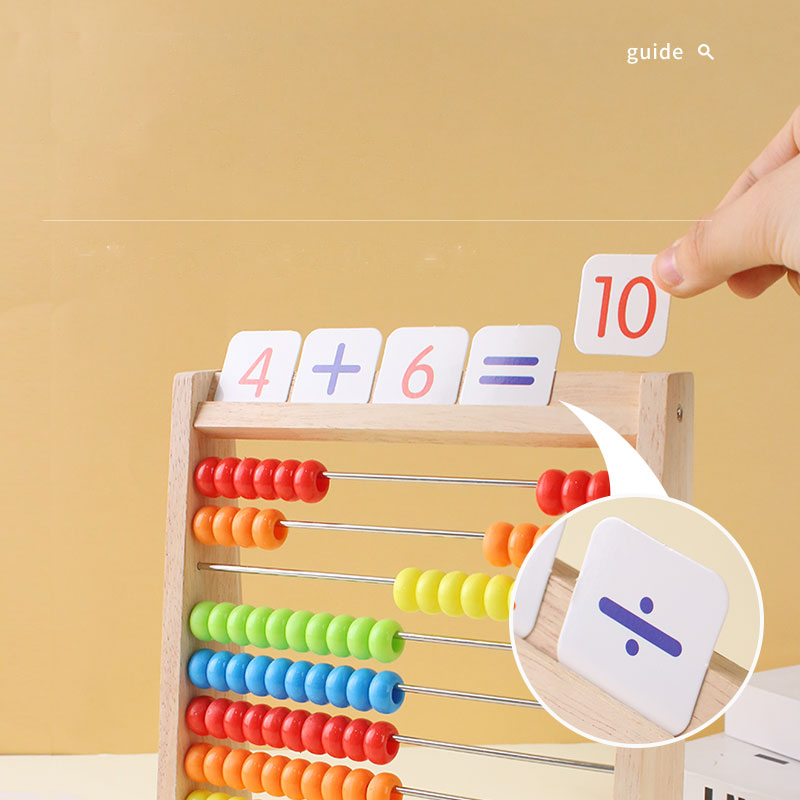 Houten tellen speelgoed telraa - Abacus Counting Bead recensie en prijs