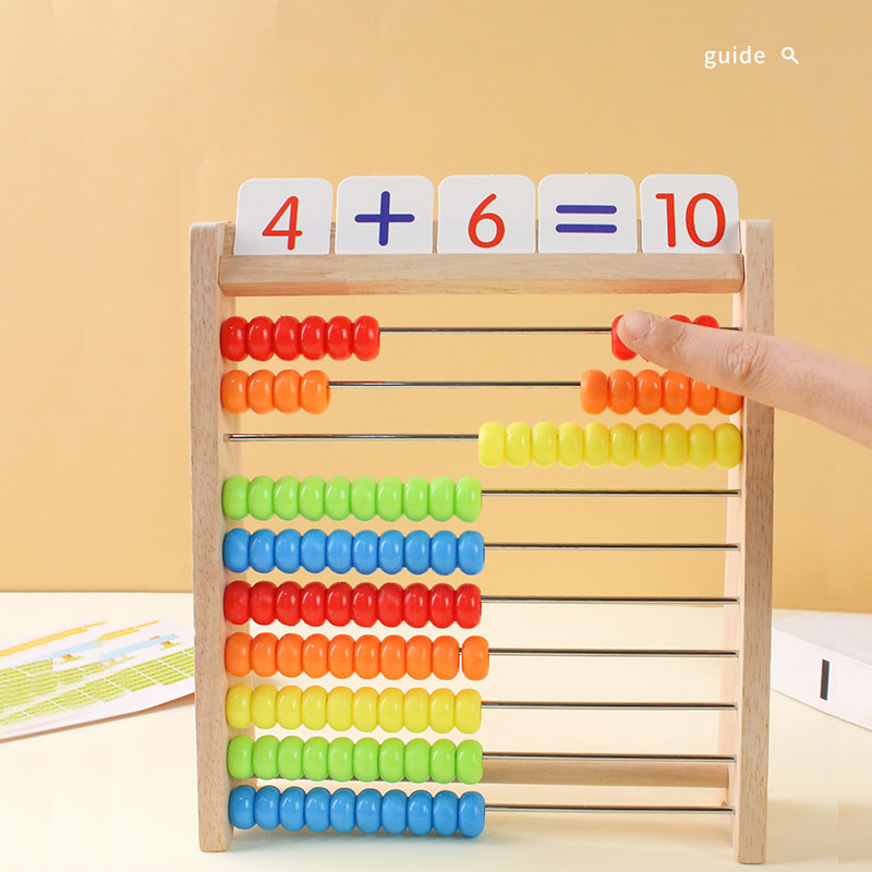 Houten tellen speelgoed telraa - Abacus Counting Bead recensie en prijs