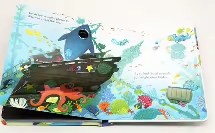 Usborne Peep Inside The Sea Ed - Kids Nature Education recensie en prijs
