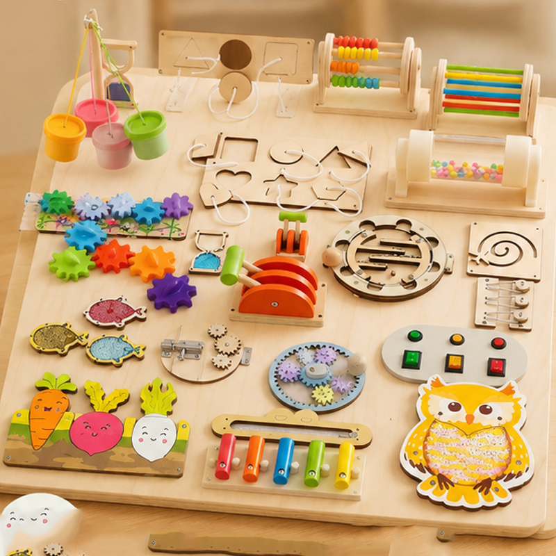 Premium Montessori Drukke Bord - Kids Nature Education recensie en prijs