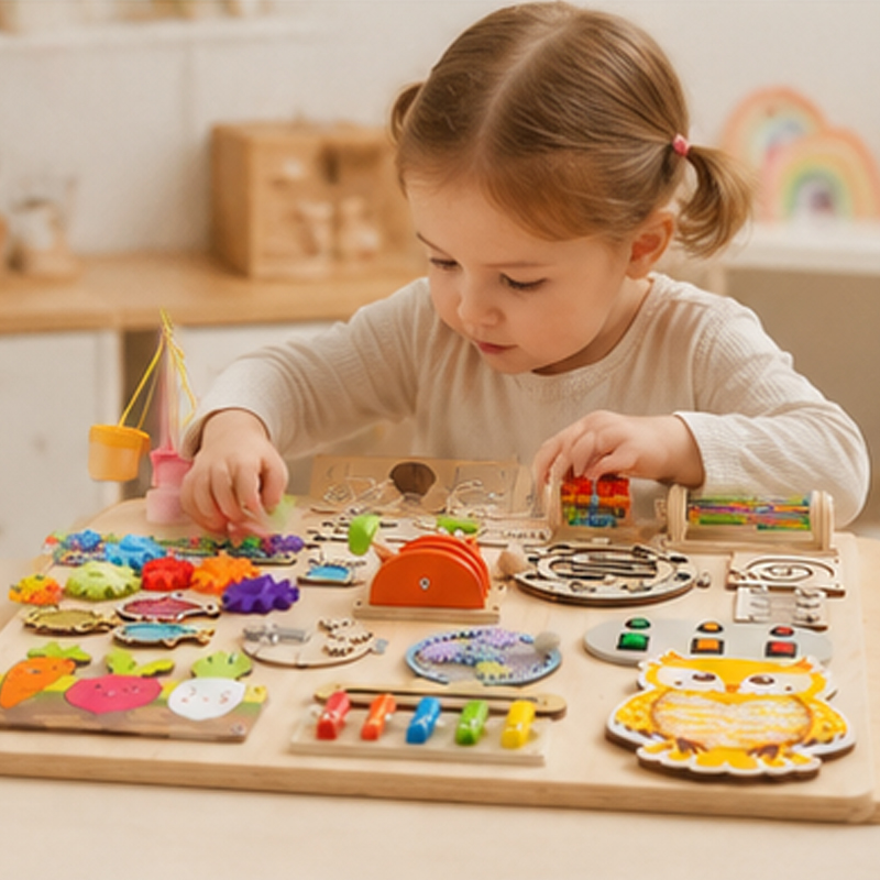 Premium Montessori Drukke Bord - Kids Nature Education recensie en prijs